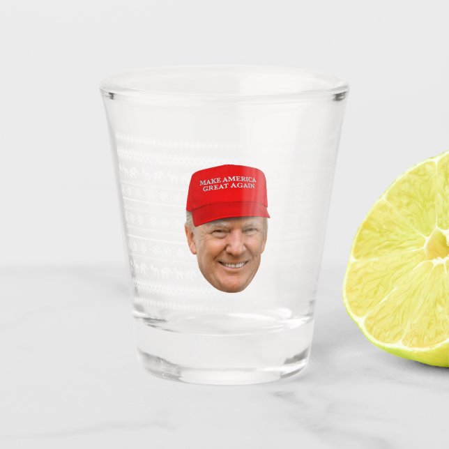 Verre A Shot TRUMP MAGA Noël (Devant)