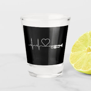 Verre A Shot Trumpet - Trumpet Hearbeat cadeau