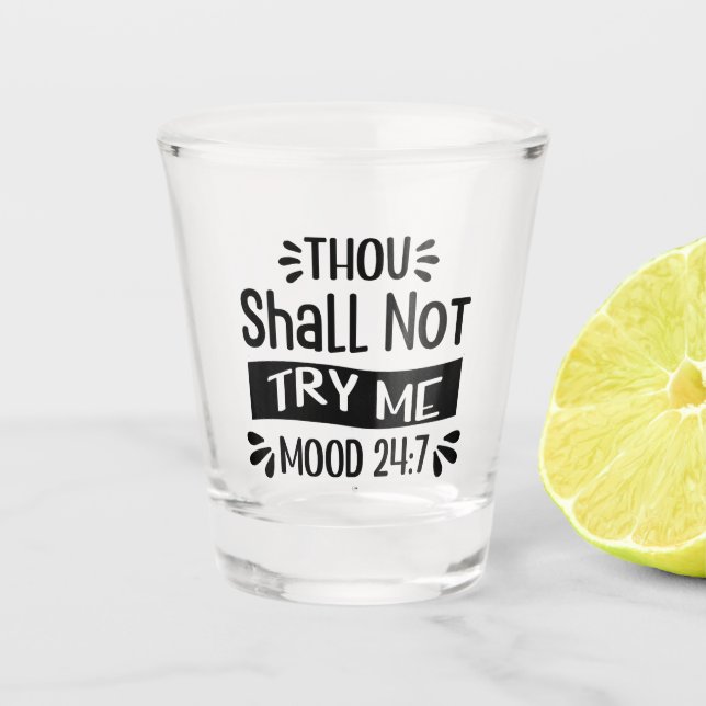 Verre A Shot Tu Ne Me Tenteras Pas (Devant)