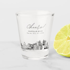 Verre A Shot Tucson Arizona Mariage Favoriser les encouragement
