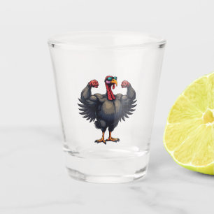 Verre A Shot Turquie Bodybuilding Thanksgiving Day Gym entraîne