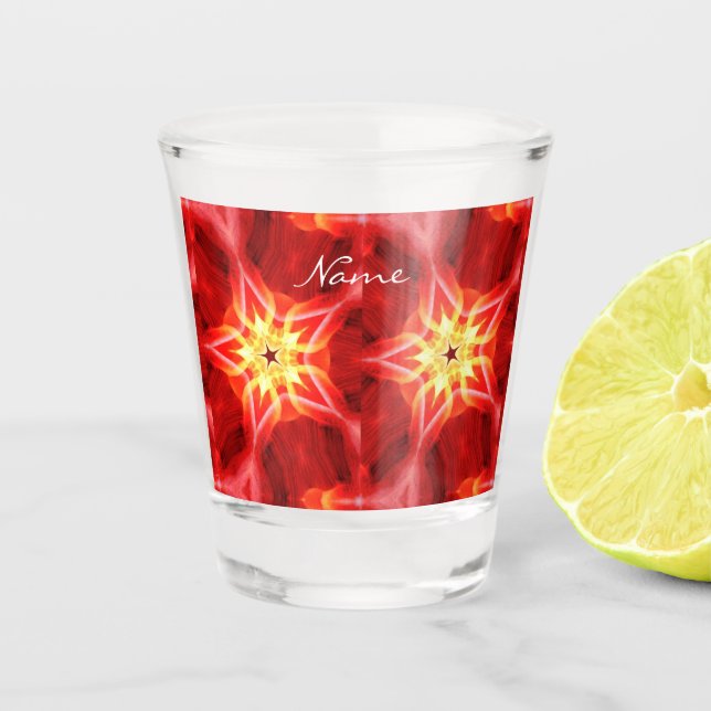 Verre A Shot Twin Flamars Stars Design Thunder_Cove (Devant)