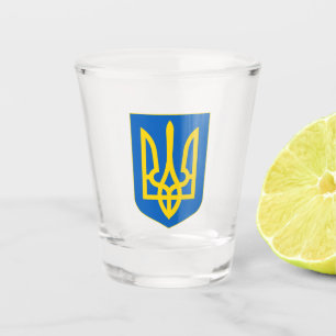 Verre A Shot Ukraine Coat of Arms