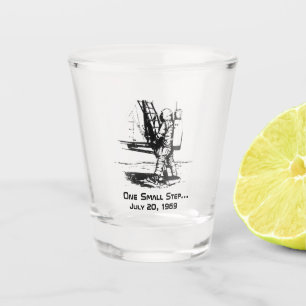 Verre A Shot Un Petit Pas Apollo 11 Lune Atterrissage