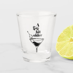 Verre A Shot Un Tini Un Peu Plus Ancien Martini