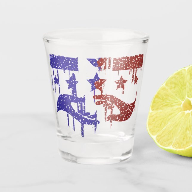 Verre A Shot Unité au milieu des différences (Devant)