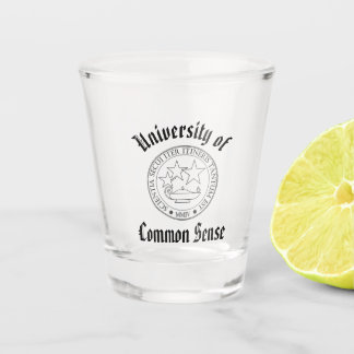 Verre A Shot Université de Common Sense