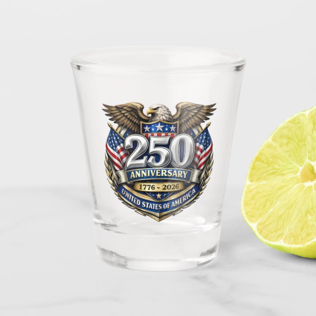 Verre A Shot USA 250th Anniversary (Devant)