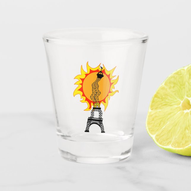 Verre A Shot Vague thermique européenne (Devant)