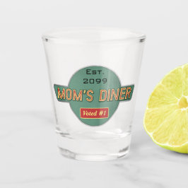 Verre A Shot Vaisselle Retro Diner de maman