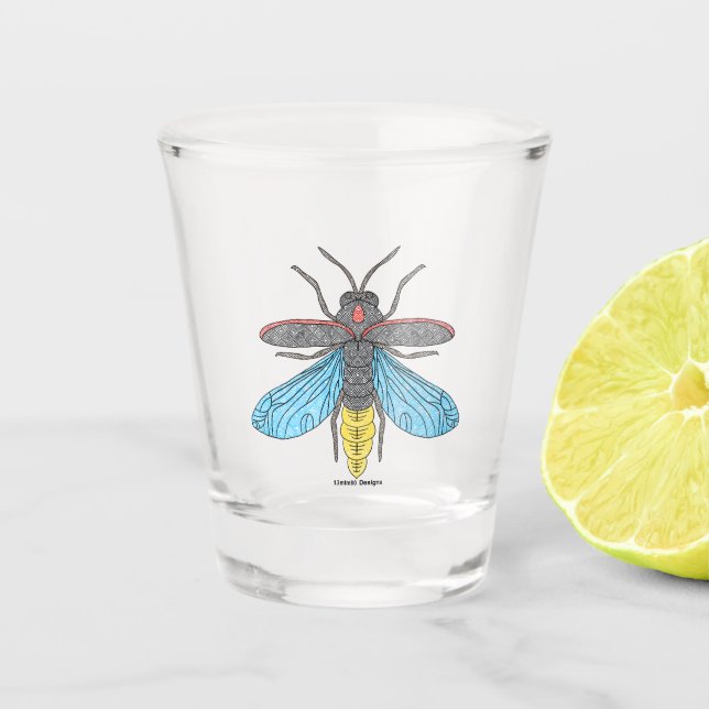 Verre A Shot Ver luisant - Verre à shot (Devant)