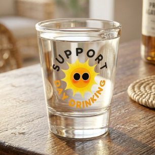 Verre A Shot Verre à Shot Amusant "Soutien au Verre de l'Apéro