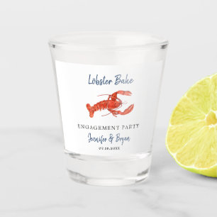 Verre A Shot Verre à shot de fête de fiançailles au homard cuit