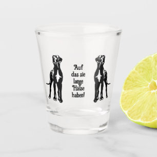 Verre A Shot Verre à shot de Grand Danois couple