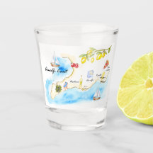 Verre à shot de Limoncello Amalfi Dream