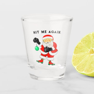Verre A Shot Verre à shot de Noël de boxe