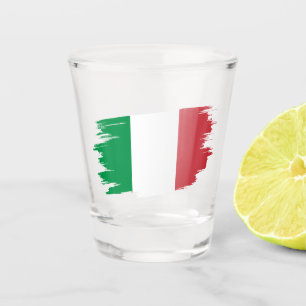 Verre A Shot Verre à shot Italie, Drapeau italien patriotique