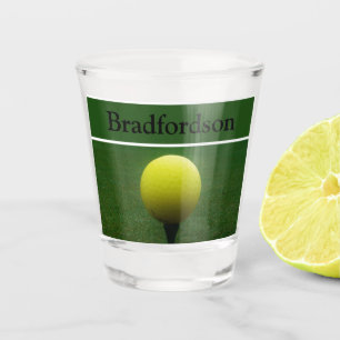 Verre A Shot Vert foncé
