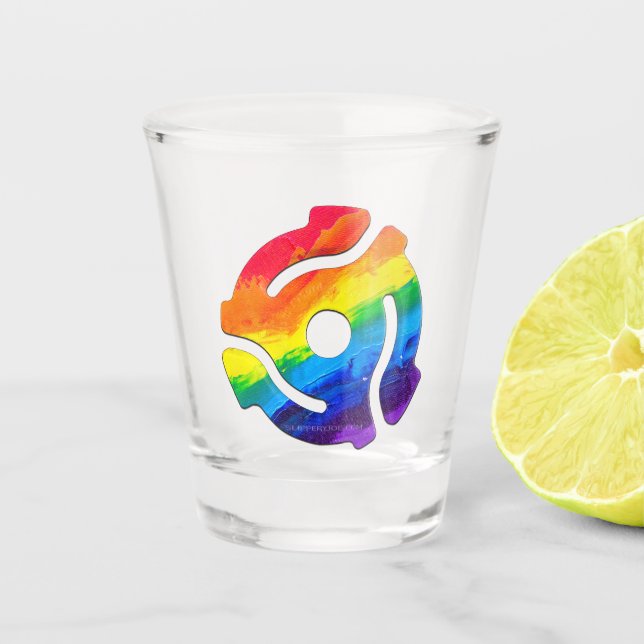 Verre A Shot Vibran de l'adaptateur d'enregistrement SlipperyJo (Devant)