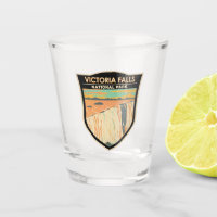 Victoria Falls National Park Travel Art Vintage