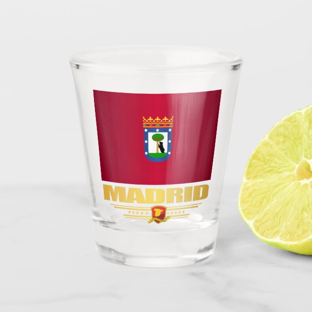 Verre A Shot Ville de Madrid (Devant)