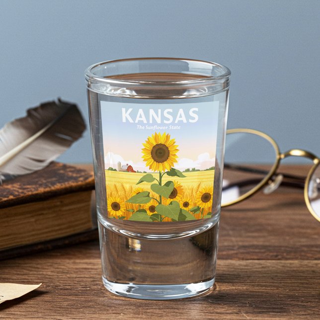Verre A Shot Vintage Kansas (Créateur téléchargé)