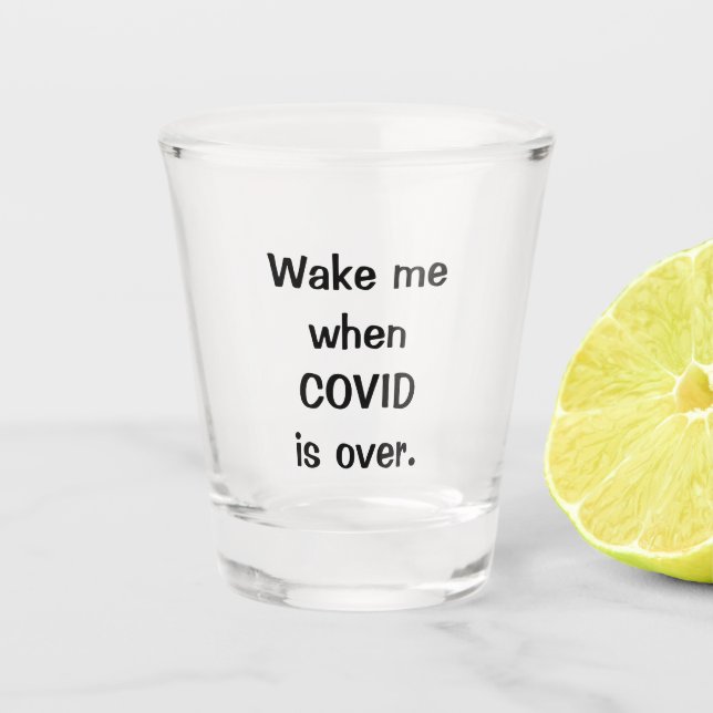 Verre A Shot vitre à fond (Devant)