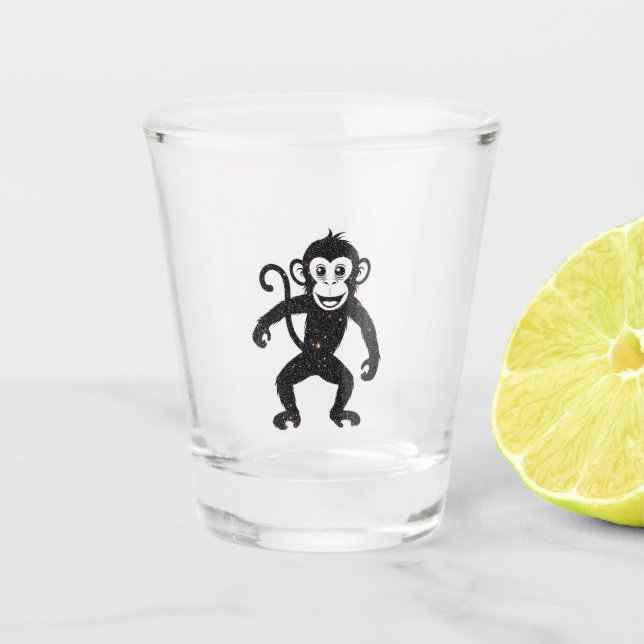 Verre A Shot Vitre de capture de singe (Devant)