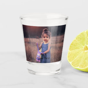 Verre A Shot Votre photo et votre texte uniques