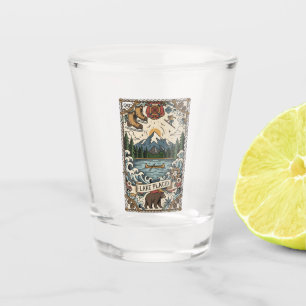 Verre A Shot Voyage à Lake Placid New York