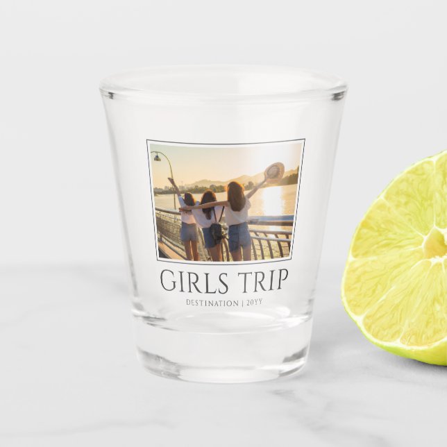 Verre A Shot Voyage Chic Girls | Filles week-end Photo personna (Devant)