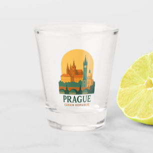 Verre A Shot Voyage rétro à Prague République tchèque