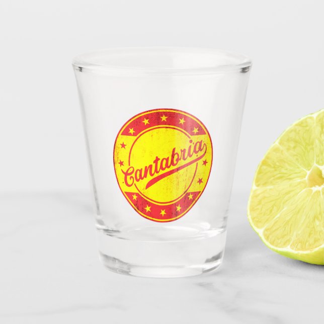 Verre A Shot Voyageur mondial - Cantabrie, Espagne (Devant)
