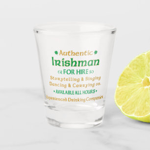 Verre A Shot Vrai Irlandais à Louer Drôle