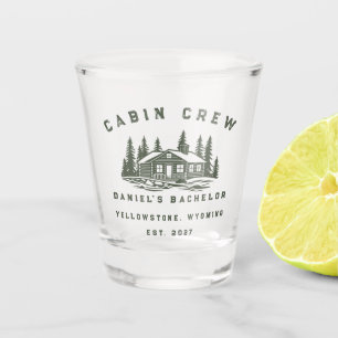 Verre A Shot Week-end de camping personnalisé pour enterrement
