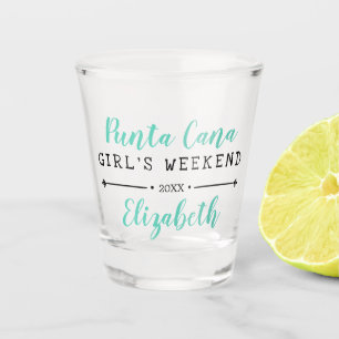 Verre A Shot Week-end personnalisé pour filles année
