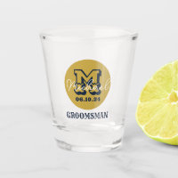 Western Cowboy Rustic Groomsmen Nom Monogramme