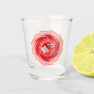 Verre A Shot Wild Wolf Whirling transparent