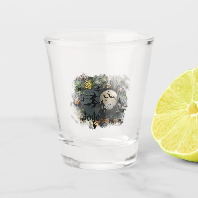 Verre A Shot Witches Party Night (Devant)