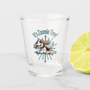 Verre A Shot Zoomie Time Beagle