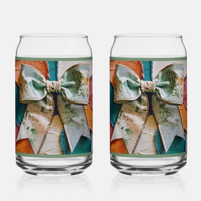 Verre à soda avec ruban vert (Recto)