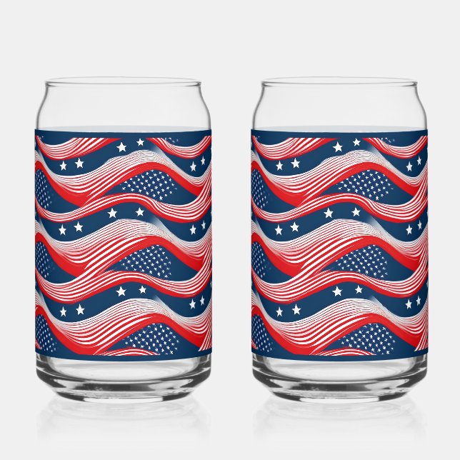 Verre à soda drapeau (Recto)