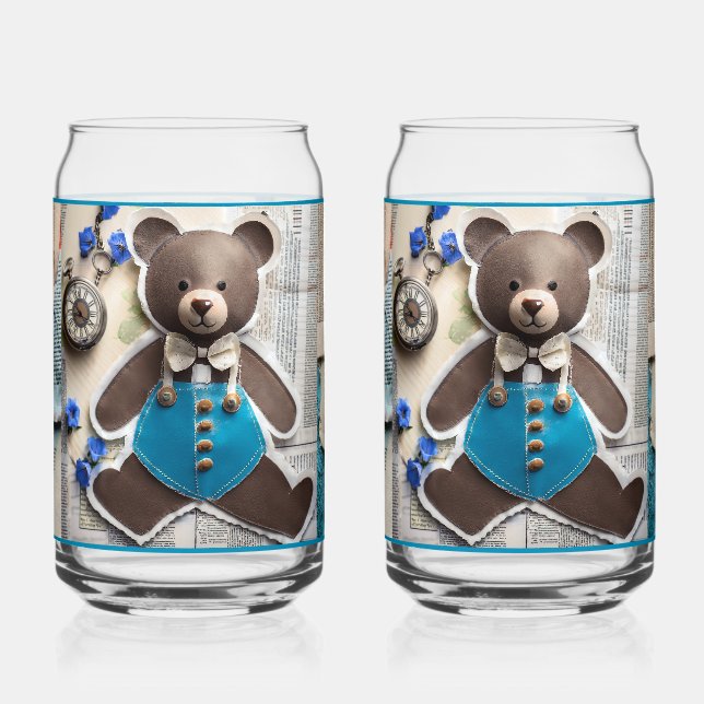 Verre à soda Ours en Papier (Recto)