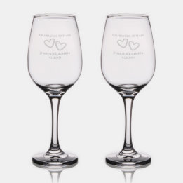 Verre À Vin Elégant cadeau personnalisé 50e anniversaire Maria