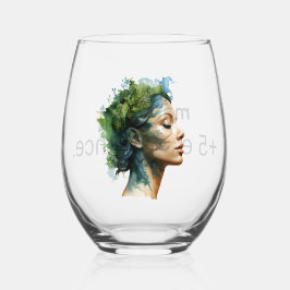 Verre à vin humoristique