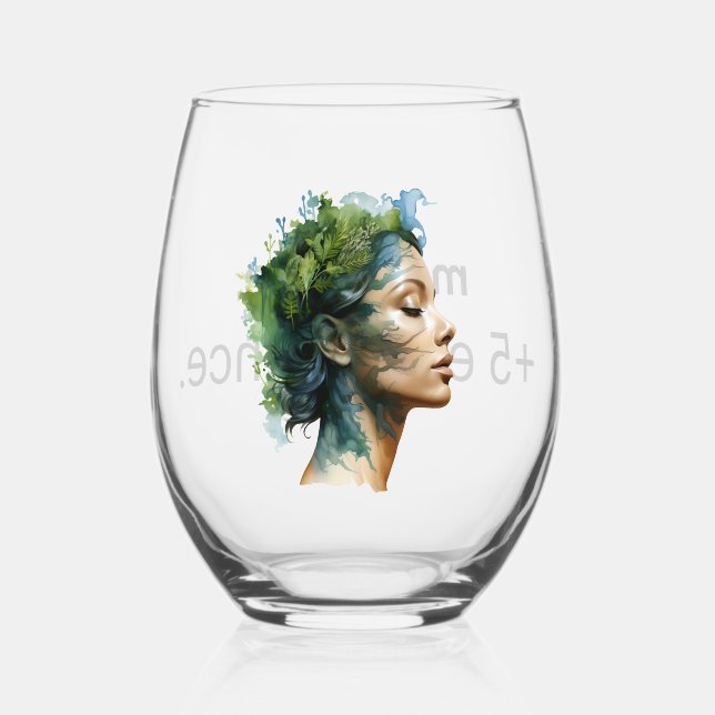 Verre à vin humoristique (Verso)