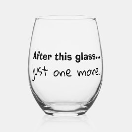 Verre à vin humoristique