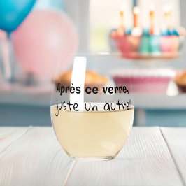 Verre à vin humoristique