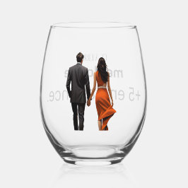 Verre à vin humoristique