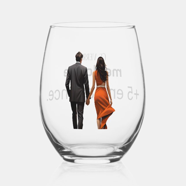 Verre à vin humoristique (Verso)